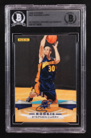 Stephen Curry Signed 2009-10 Panini #357 RC (BGS) at PristineAuction.com