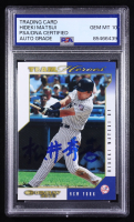 Hideki Matsui Signed 2003 Donruss Team Heroes #542 RC (PSA | Autograph Grade 10) at PristineAuction.com