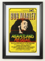 1980 "Bob Marley: Heartland Reggae" Custom Framed Concert Poster at PristineAuction.com