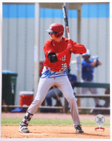 Owen Caissie Signed Team Canada 8x10 Photo (TS Sports Memorabilia) at PristineAuction.com