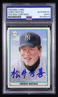 Hideki Matsui Signed 2003 Upper Deck Play Ball #104 RC (PSA) at PristineAuction.com