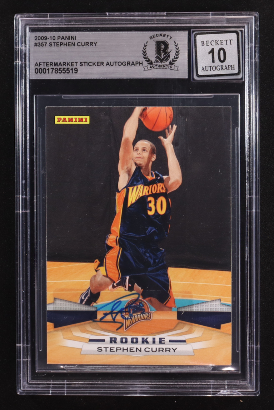 Stephen Curry Signed 2009-10 Panini #357 RC (BGS | Autograph Graded BGS 10) at PristineAuction.com Stephen Curry Signed 2009-10 Panini #357 RC (BGS | Autograph Graded BGS 10) at PristineAuction.com