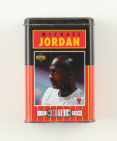 Michael Jordan 1996 Upper Deck All-Metal Collector's Tin With (4) Cards at PristineAuction.com