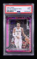 Victor Wembanyama 2025-26 Topps Pink Holo Foil #195 (PSA 9) at PristineAuction.com