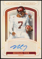Michael Vick 2025 Panini National Treasures Collegiate Saturday Slingers Signatures #13 #24/99 at PristineAuction.com