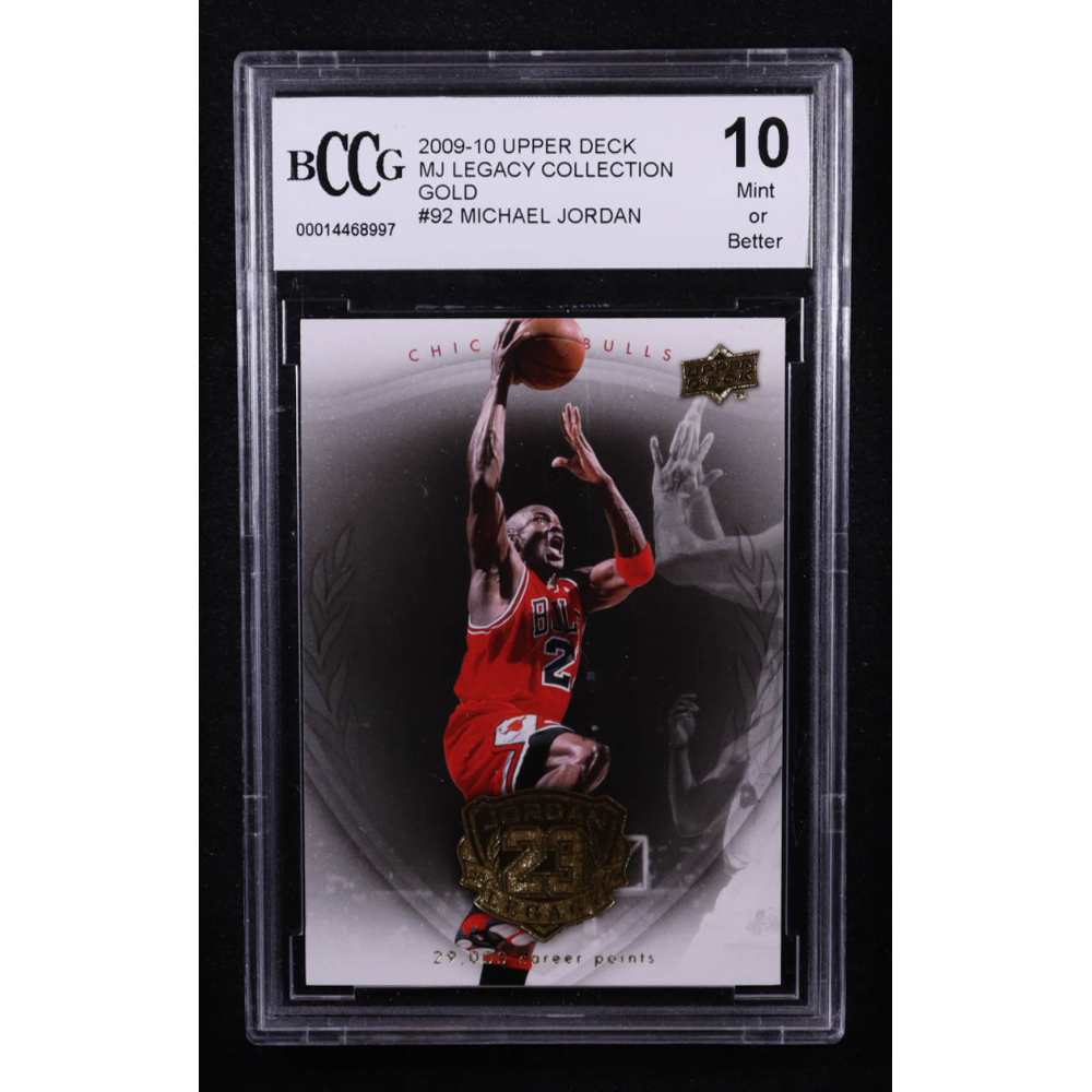 Michael Jordan 2009-10 Upper Deck Michael Jordan Legacy Collection Gold #92 (BCCG 10) at PristineAuction.com