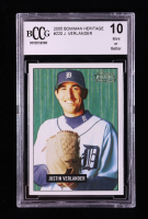 Justin Verlander  2005 Bowman Heritage #220 FY RC (BCCG 10) at PristineAuction.com