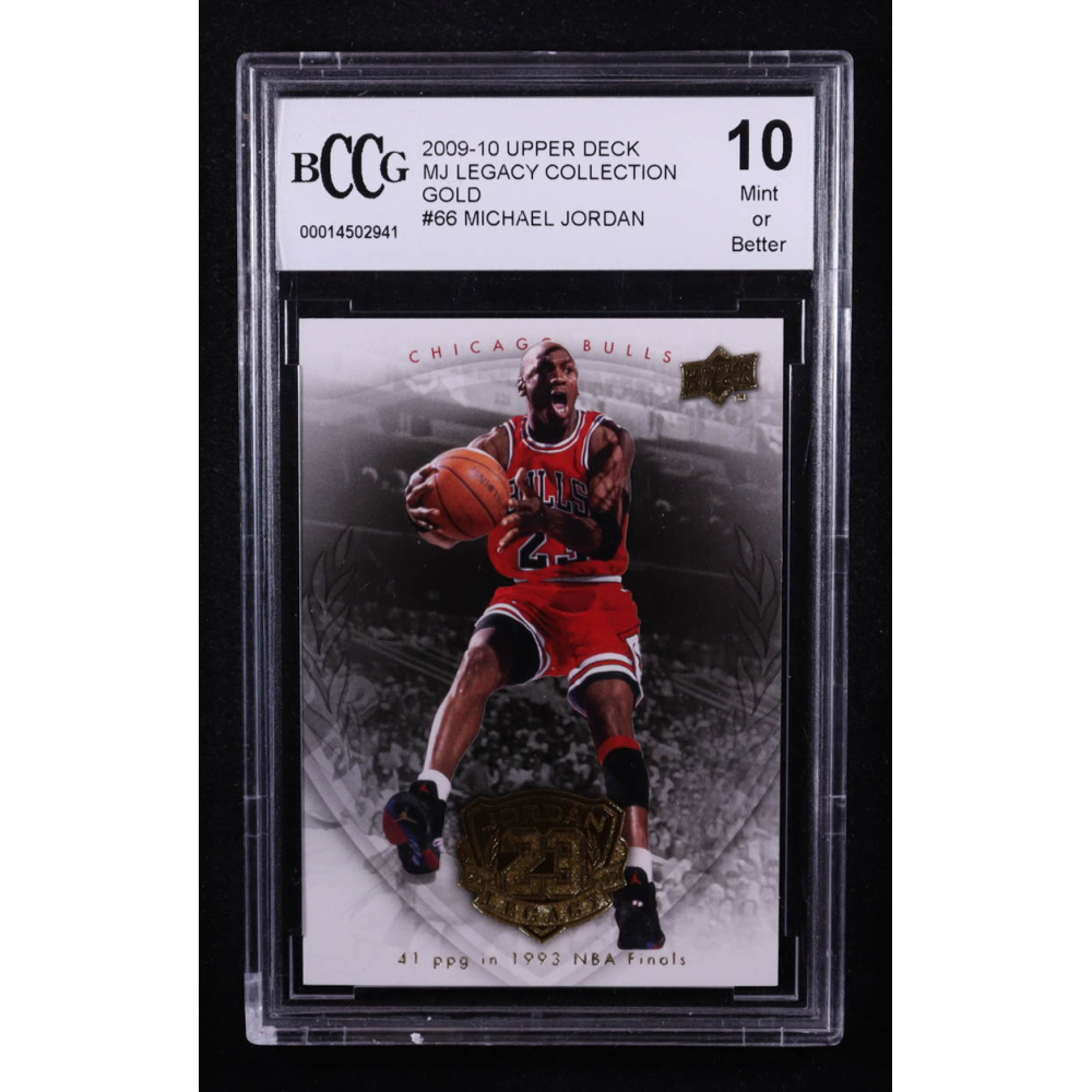 Michael Jordan 2009-10 Upper Deck Michael Jordan Legacy Collection Gold #66 (BCCG 10) at PristineAuction.com