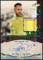 Neymar Jr. 2024 ITG Used Soccer Autograph Memorabilia Crystal Rainbow #IGSAN1 #2/15 at PristineAuction.com