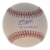 Enrique "Kike" Hernandez Signed OML Baseball Inscribed "25 WS Champs" (MLB) at PristineAuction.com