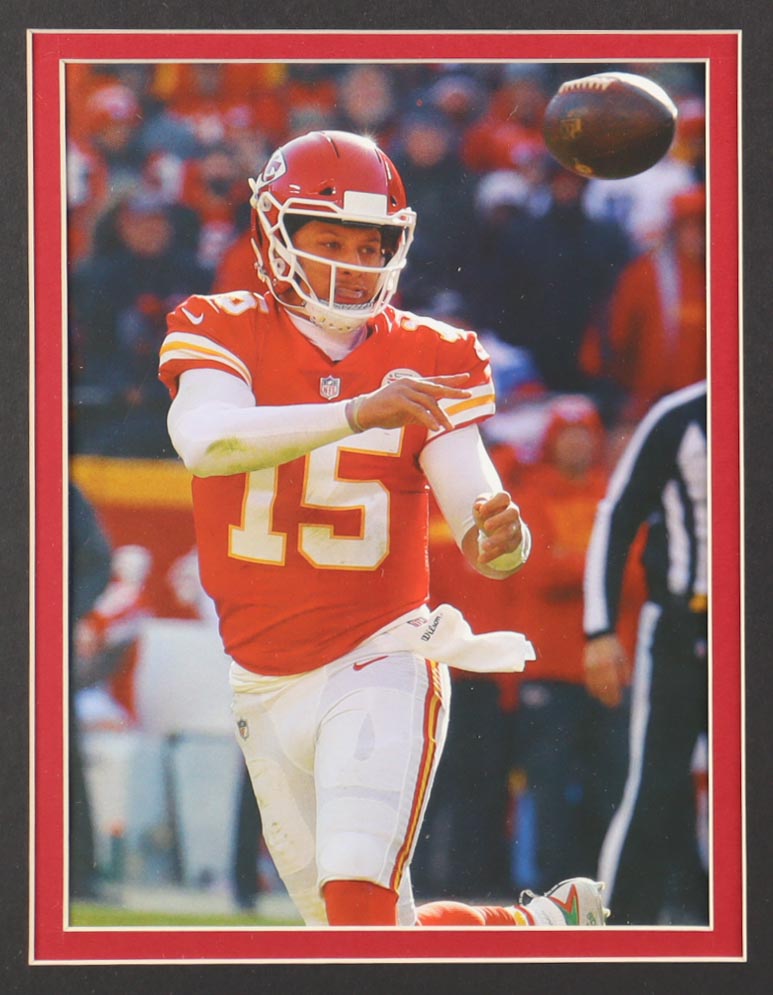 Patrick Mahomes Custom Framed Jersey Display with Stat Plaque & (2) Super Bowl Pins at PristineAuction.com Patrick Mahomes Custom Framed Jersey Display with Stat Plaque & (2) Super Bowl Pins at PristineAuction.com