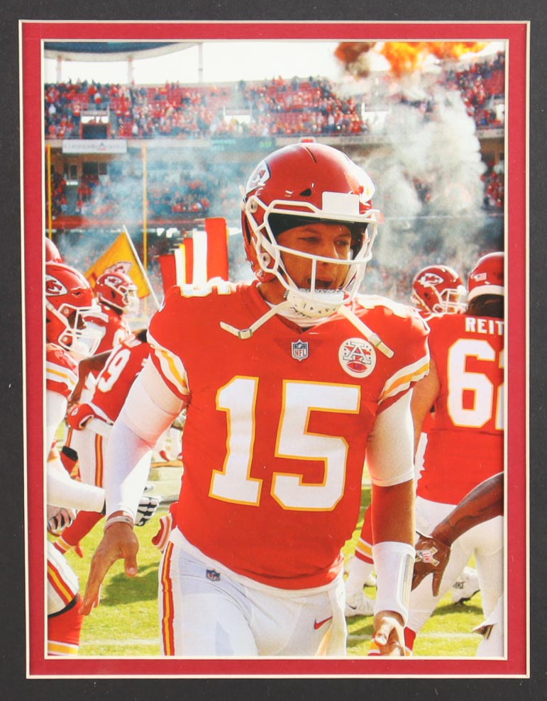 Patrick Mahomes Custom Framed Jersey Display with Stat Plaque & (2) Super Bowl Pins at PristineAuction.com Patrick Mahomes Custom Framed Jersey Display with Stat Plaque & (2) Super Bowl Pins at PristineAuction.com