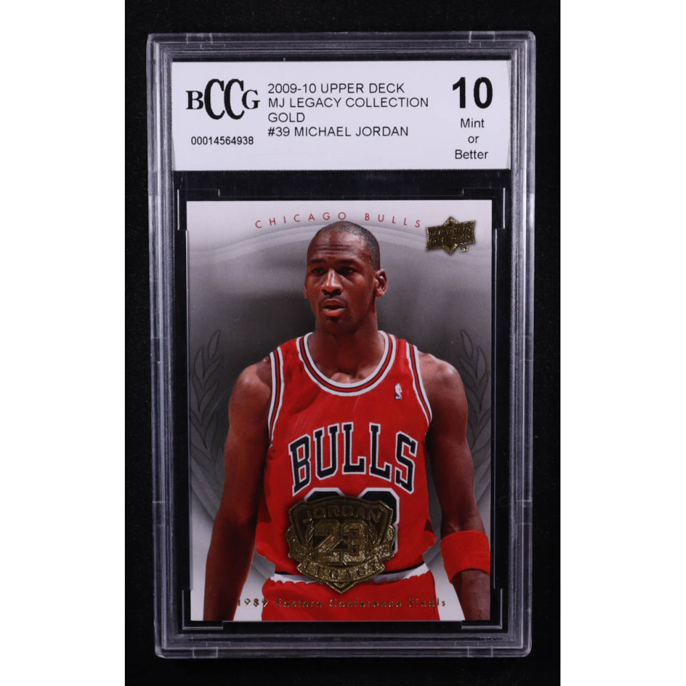 Michael Jordan 2009-10 Upper Deck Michael Jordan Legacy Collection Gold #39 (BCCG 10) at PristineAuction.com