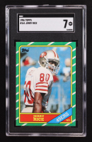 Jerry Rice 1986 Topps #161 RC (SGC 7) at PristineAuction.com