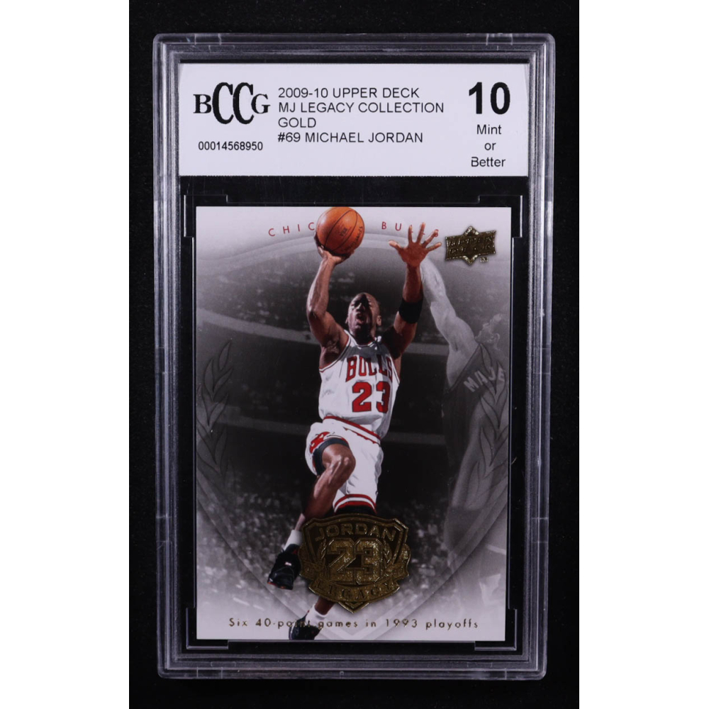 Michael Jordan 2009-10 Upper Deck Michael Jordan Legacy Collection Gold #69 (BCCG 10) at PristineAuction.com