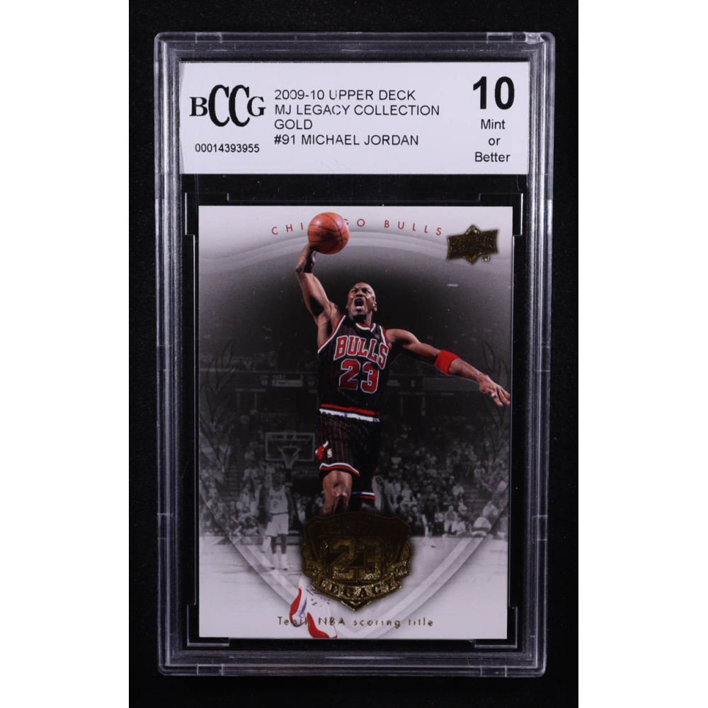 Michael Jordan 2009-10 Upper Deck Michael Jordan Legacy Collection Gold #91 (BCCG 10) at PristineAuction.com