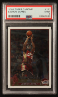 LeBron James 2003-04 Topps Chrome #111 RC (PSA 9) at PristineAuction.com