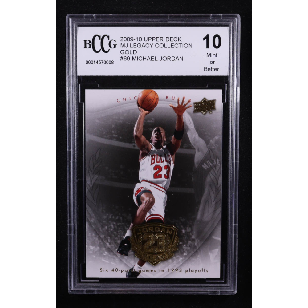 Michael Jordan 2009-10 Upper Deck Michael Jordan Legacy Collection Gold #69 (BCCG 10) at PristineAuction.com