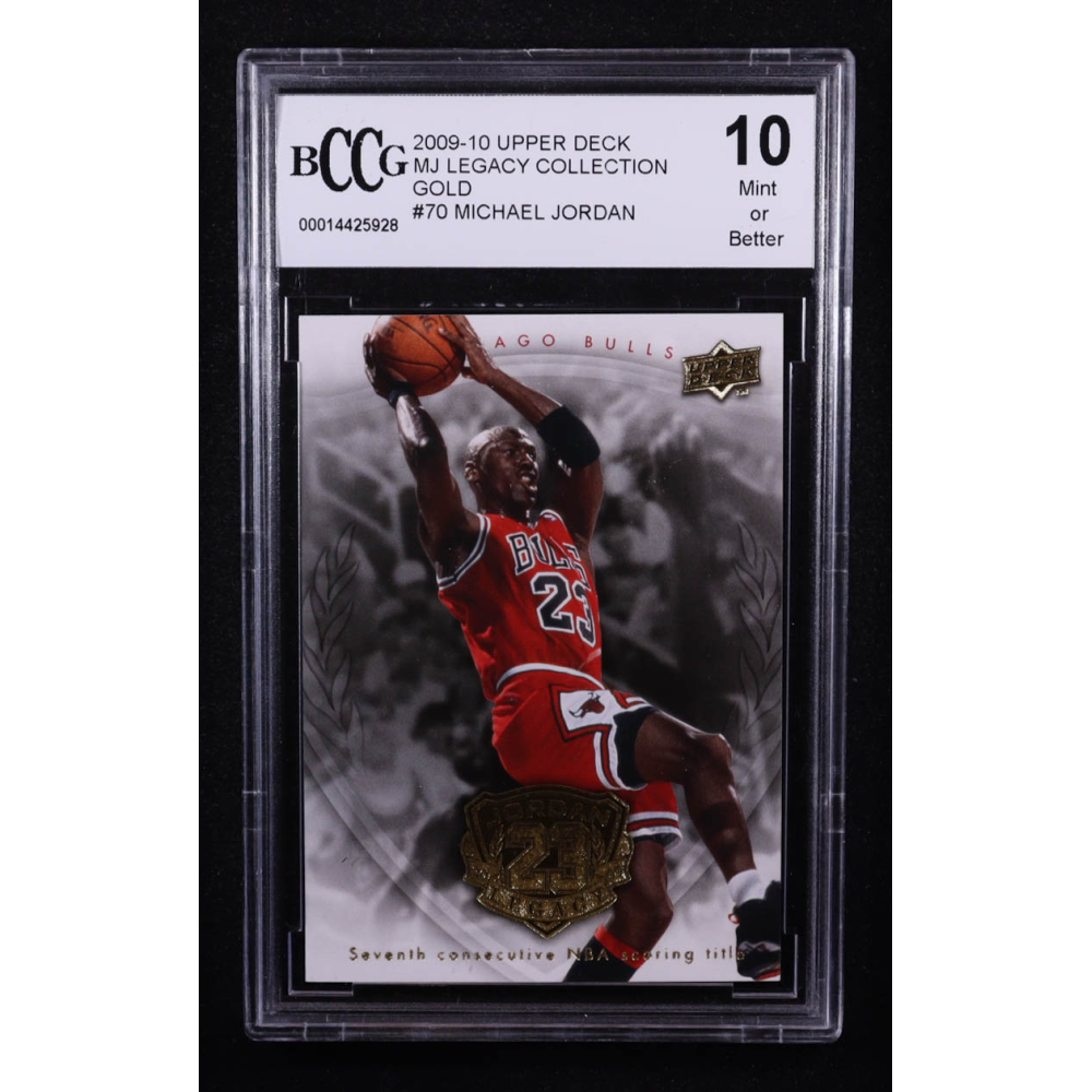 Michael Jordan 2009-10 Upper Deck Michael Jordan Legacy Collection Gold #70 (BCCG 10) at PristineAuction.com