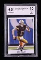 Josh Allen 2018 Leaf Rookie Star #08 RC (BCCG 10) at PristineAuction.com