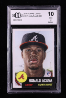 Ronald Acuna 2018 Topps Living #19 RC (BCCG 10) at PristineAuction.com