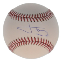 Jonah Tong Signed OML Baseball (MLB) at PristineAuction.com