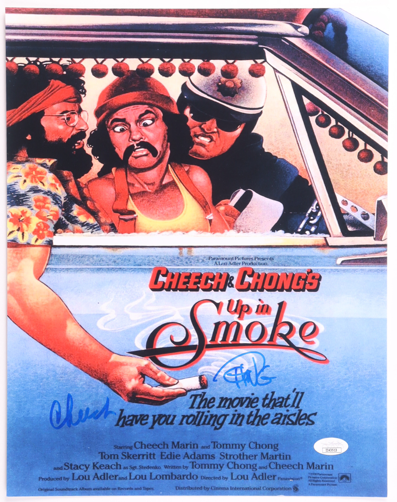 Cheech Marin & Tommy Chong Signed "Cheech & Chong's Up in Smoke" 11x14 Photo (JSA) at PristineAuction.com Cheech Marin & Tommy Chong Signed "Cheech & Chong's Up in Smoke" 11x14 Photo (JSA) at PristineAuction.com