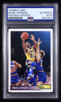 Magic Johnson Signed 1992-93 Upper Deck #32A SP (PSA) at PristineAuction.com