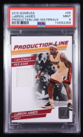 LeBron James 2010-11 Donruss Production Line Materials #85 #094/399 (PSA 9) at PristineAuction.com