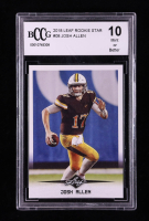 Josh Allen 2018 Leaf Rookie Star #08 RC (BCCG 10) at PristineAuction.com