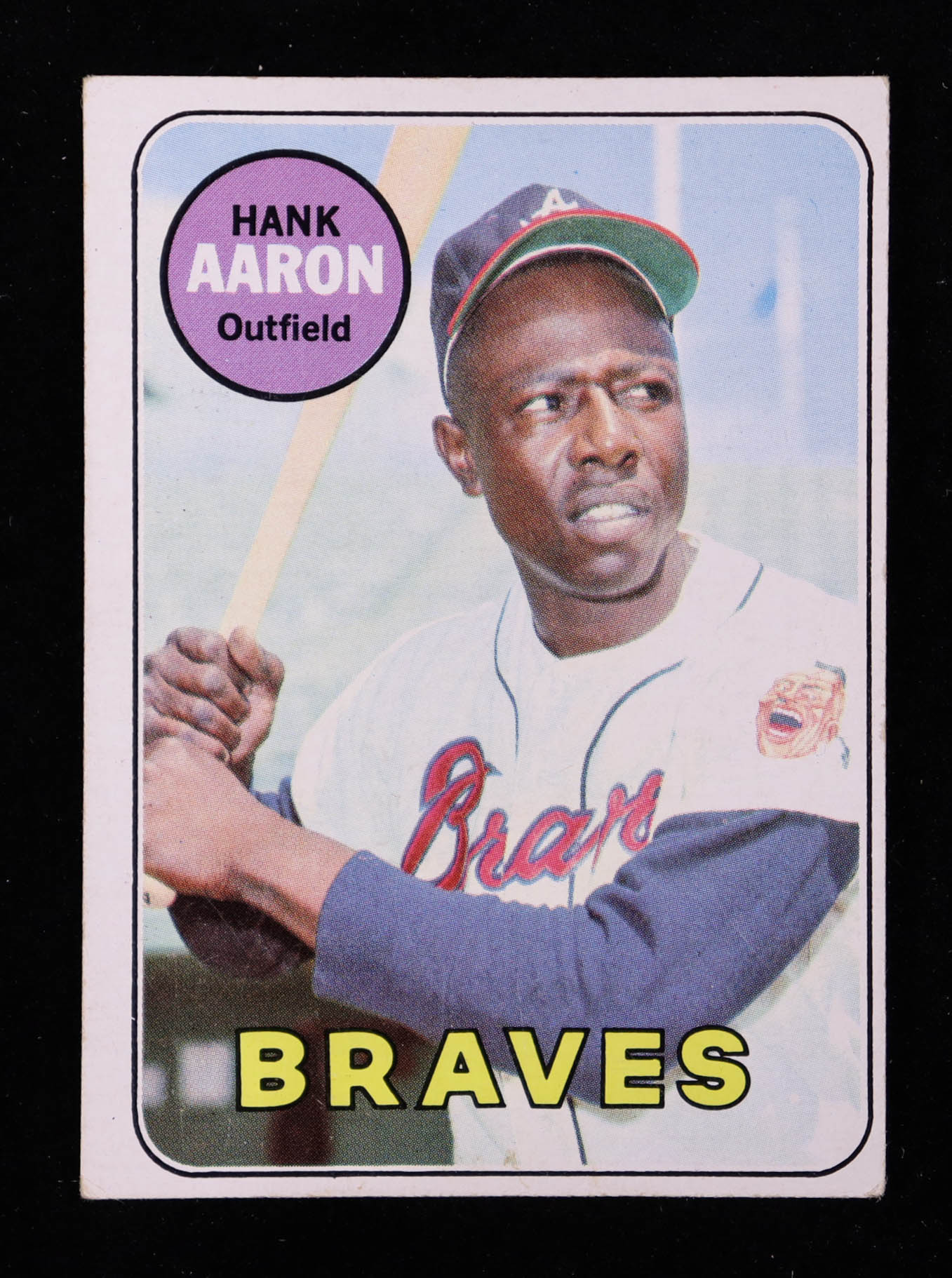 Hank Aaron 1969 Topps #100 at PristineAuction.com Hank Aaron 1969 Topps #100 at PristineAuction.com