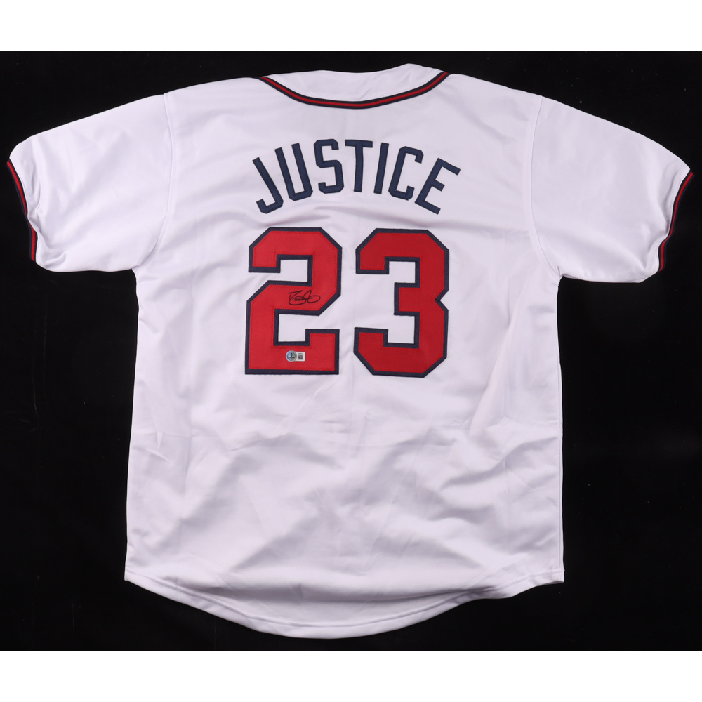 David Justice Signed Jersey (Beckett) at PristineAuction.com