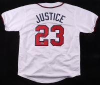 David Justice Signed Jersey (Beckett) at PristineAuction.com