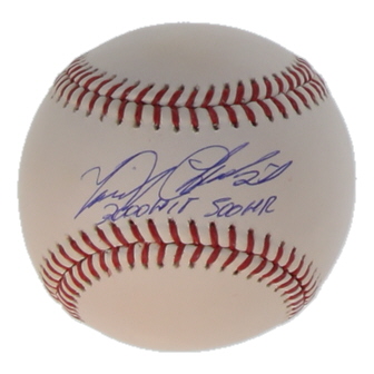 Miguel Cabrera Signed OML Baseball Inscribed "3000 Hit 500 HR" (Beckett) at PristineAuction.com Miguel Cabrera Signed OML Baseball Inscribed "3000 Hit 500 HR" (Beckett) at PristineAuction.com