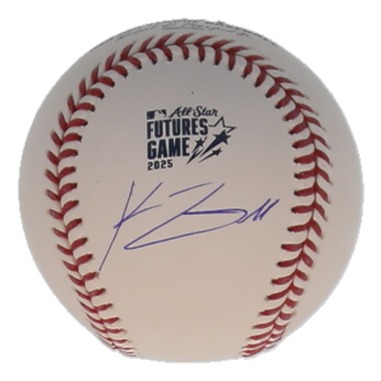 Konnor Griffin Signed 2025 Futures Game Logo OML Baseball (MLB) at PristineAuction.com Konnor Griffin Signed 2025 Futures Game Logo OML Baseball (MLB) at PristineAuction.com