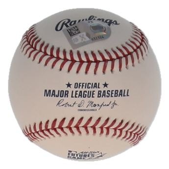 Konnor Griffin Signed 2025 Futures Game Logo OML Baseball (MLB) at PristineAuction.com Konnor Griffin Signed 2025 Futures Game Logo OML Baseball (MLB) at PristineAuction.com