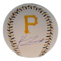 Konnor Griffin Signed OML Pirates Logo Baseball (MLB) at PristineAuction.com