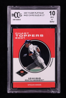 Ichiro Suzuki 2001 Fleer Platinum CT #420 (BCCG 10) at PristineAuction.com