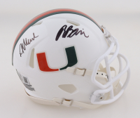 Rueben Bain Jr. & Akheem Mesidor Signed Miami Hurricanes Speed Mini Helmet (Beckett) at PristineAuction.com