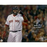 David Ortiz Signed LE Red Sox 16x20 Photo Inscribed "HOF 22", "Boston Strong" & "3X WS Champs" (Fanatics) at PristineAuction.com