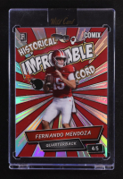 Fernando Mendoza 2025 Wild Card Comix Historical Improbable Record #ACIM-FM06 RC #4/5 at PristineAuction.com