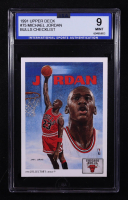 Michael Jordan 1991-92 Upper Deck TC #75 (ISA 9) at PristineAuction.com