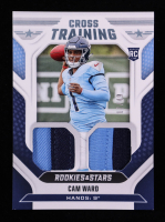 Cam Ward 2025 Rookies and Stars Cross Training Jerseys Prime #4 #17/49 RC at PristineAuction.com