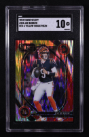 Joe Burrow 2024 Select Prizm Red and Yellow Shock #230 RC (SGC 10) at PristineAuction.com