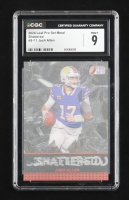 Josh Allen 2024 Leaf Pro Set Metal Shattered Lenticular Silver #S11 (CGC 9) at PristineAuction.com