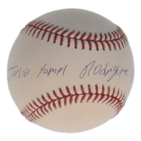 Julio Rodriguez Signed OML Baseball (JSA & USASM) at PristineAuction.com