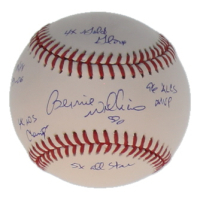 Bernie Williams Signed OML Baseball with Multiple Career Stat Inscriptions (JSA) at PristineAuction.com