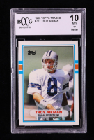 Troy Aikman 1989 Topps Traded #70T RC (BCCG 10) at PristineAuction.com