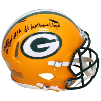 MarShawn Lloyd Signed LE Packers Full-Size Authentic On-Field Speed Helmet Inscribed "Lambeau Lloyd" (Beckett & GameDay Legends) at PristineAuction.com