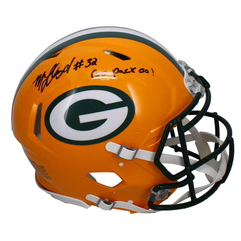 MarShawn Lloyd Signed LE Packers Full-Size Authentic On-Field Speed Helmet Inscribed "Go Pack Go" (Beckett & GameDay Legends) at PristineAuction.com MarShawn Lloyd Signed LE Packers Full-Size Authentic On-Field Speed Helmet Inscribed "Go Pack Go" (Beckett & GameDay Legends) at PristineAuction.com